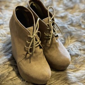 Platform Lace Up Heels